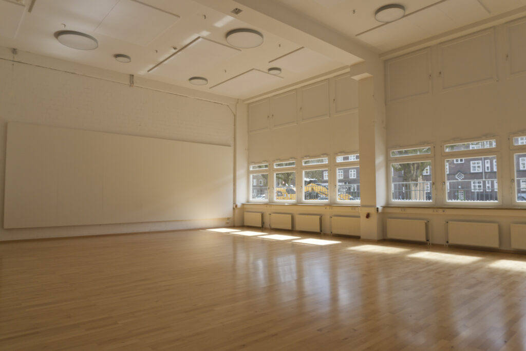 Wiese eG, Hamburg, Gebaeude, Raumvorstellung, Probenraum Strasse west Wiese eG, Hamburg, Gebaeude, Raumvorstellung, Probenraum Strasse west